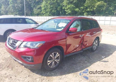 2018 Nissan Pathfinder Sl z USA, uszkodzony, nr VIN 5N1DR2MN7JC611325